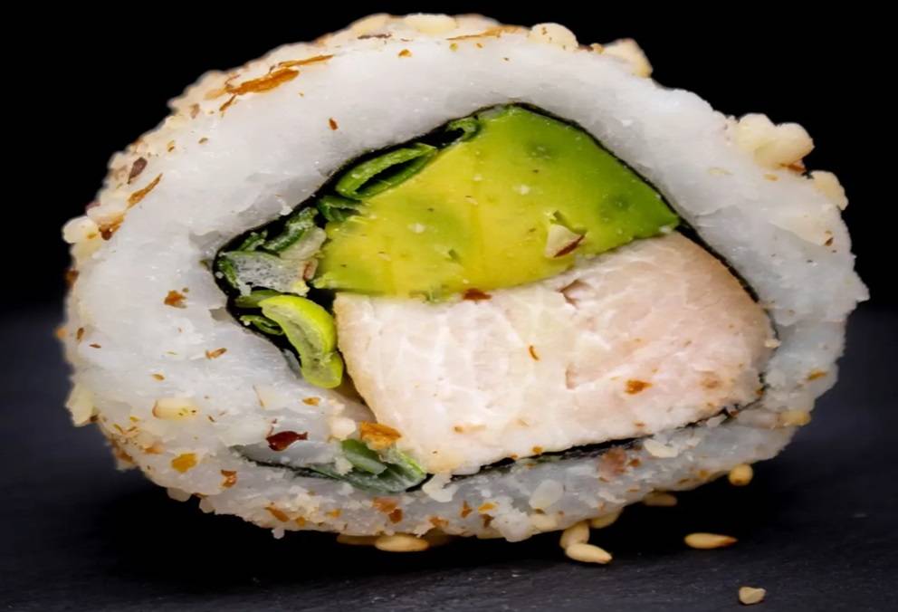 Sushi de Mechada y Envuelto en Sésamo